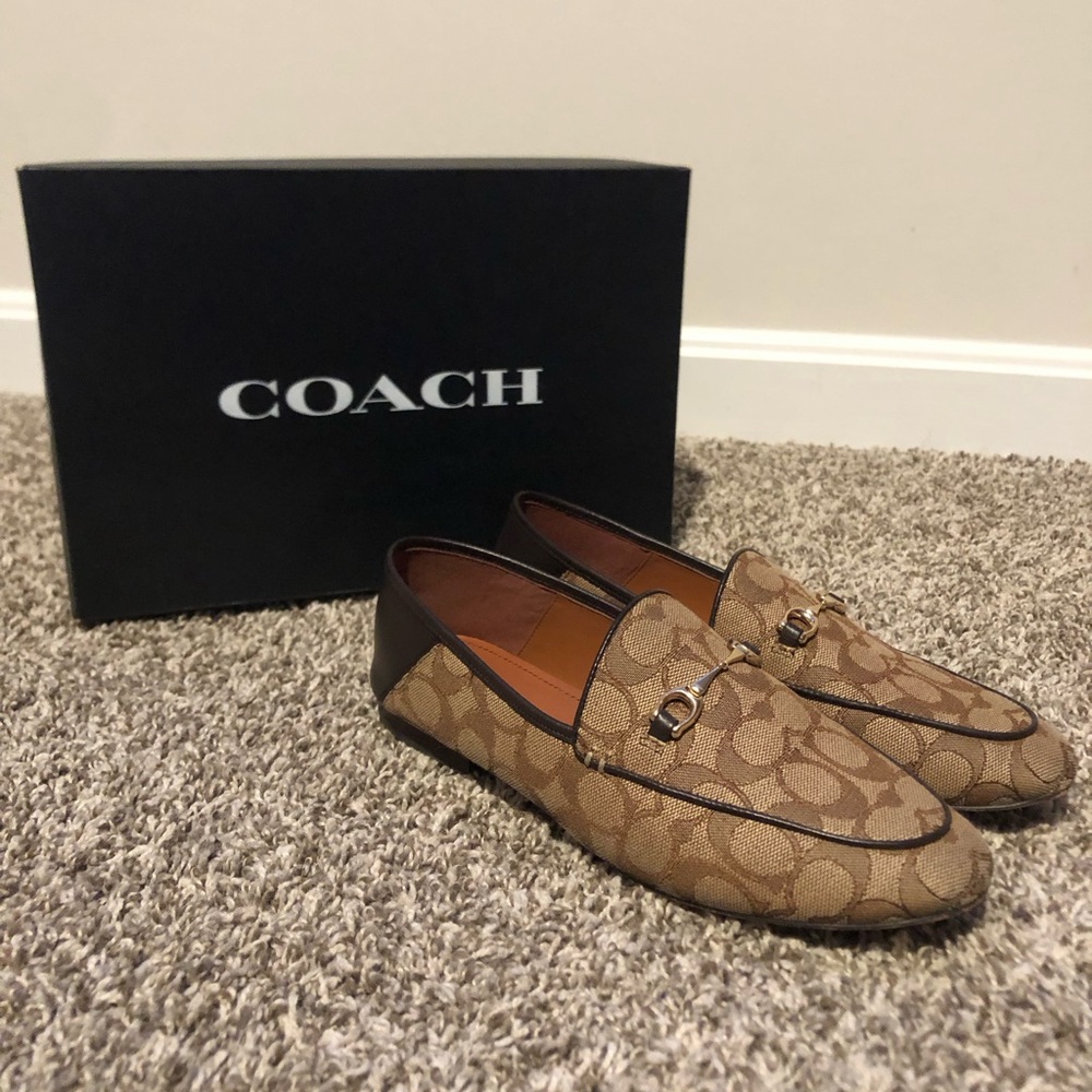 Coach Khaki/Mahogany Jacq Loafe